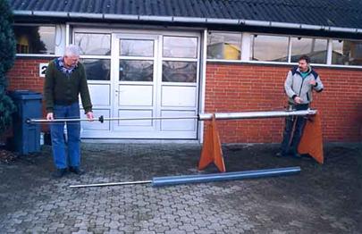 沉積物活塞柱狀取樣器操作