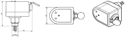 西門機電SEMEMRFS（Ex）型本安防爆熱式流量開關(guān) 外形尺寸 RFS-D-010ExH型