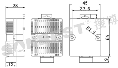 SM1810B  RS485溫濕度模塊(SM1810B、RS485、溫濕度、模塊、一體化溫濕度、RS485溫濕度、溫濕度變送器、SHT10、盛世瑞恩|SM1810B)